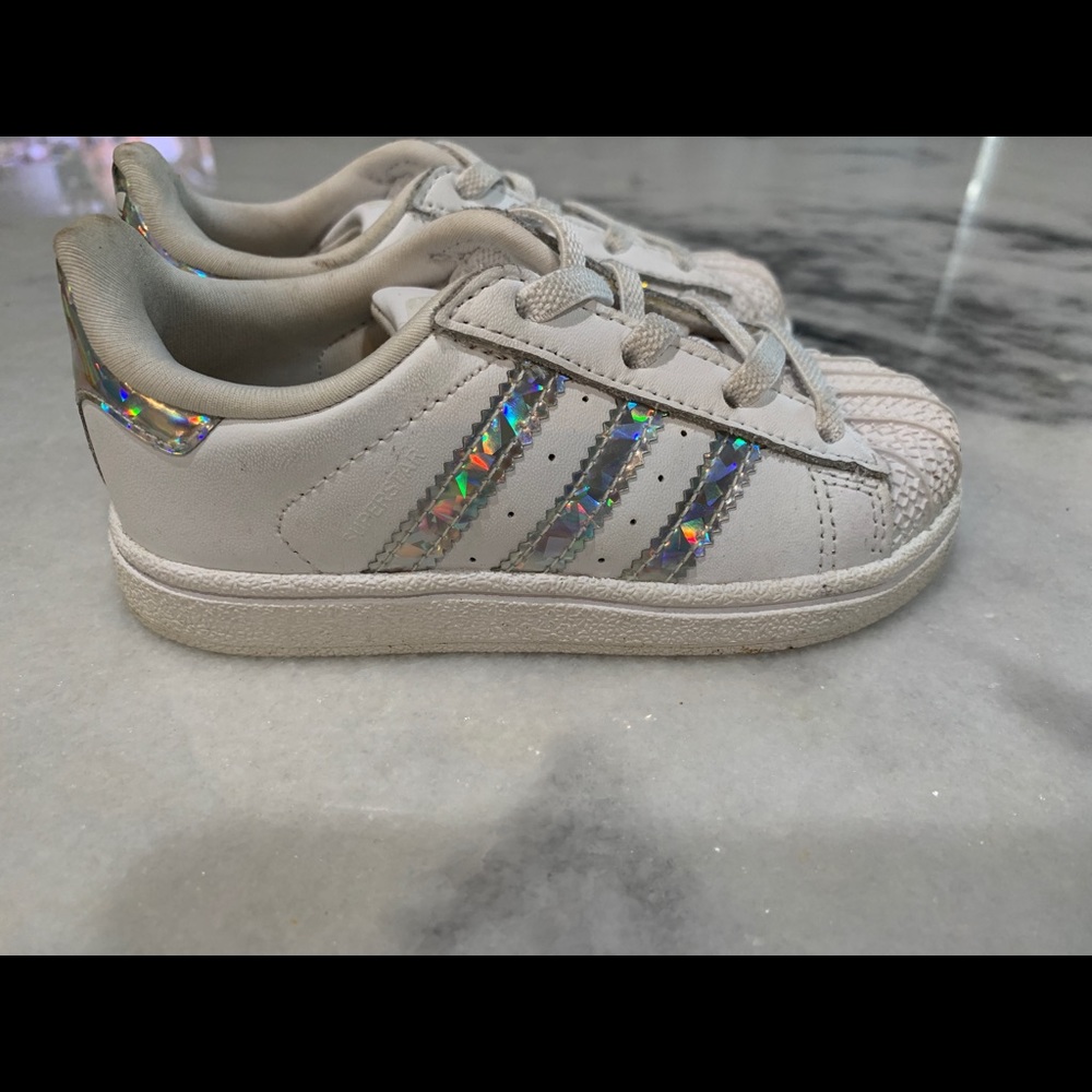 White Superstar Shell Toe Adidas